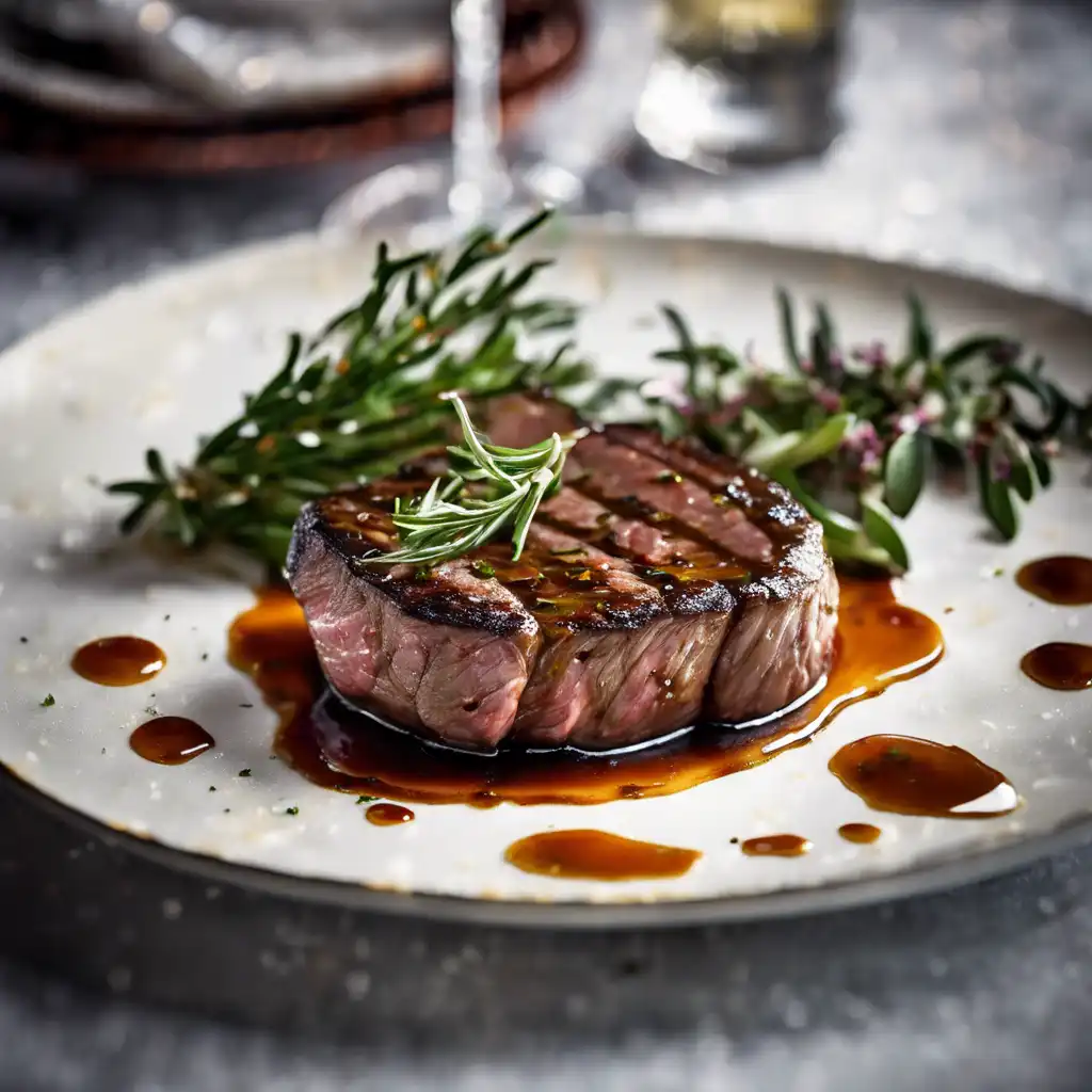 Mignon Filet with Orange Liqueur Glaze