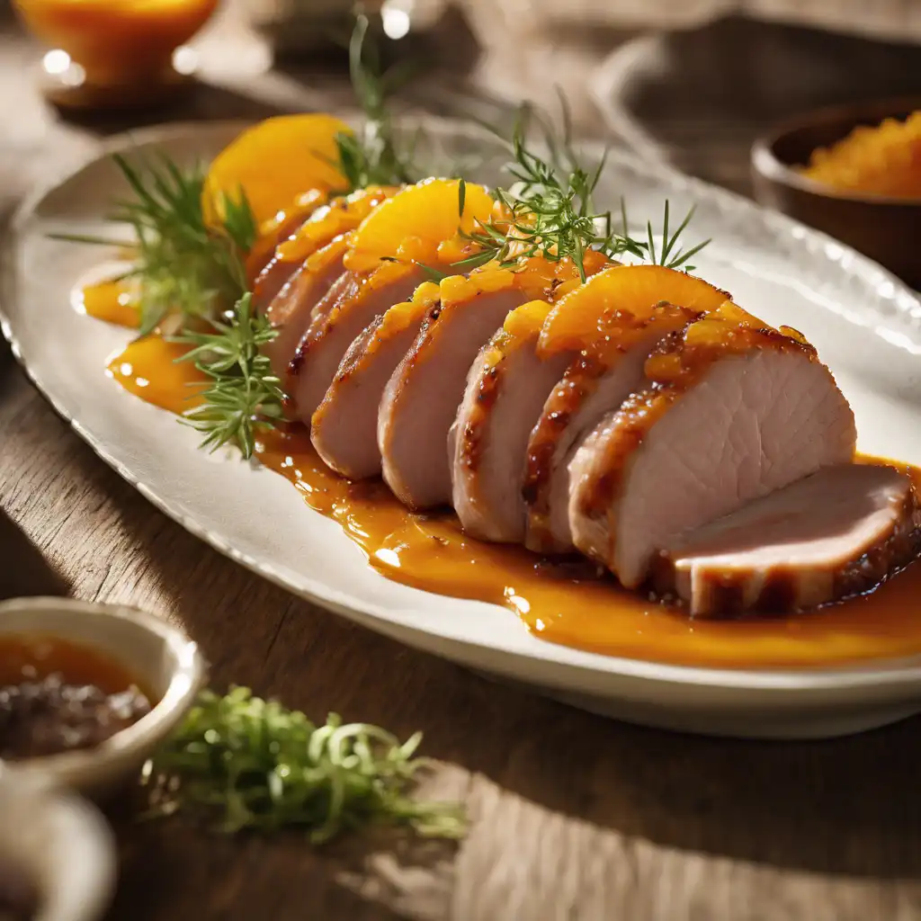 Pork Loin with Orange Glaze