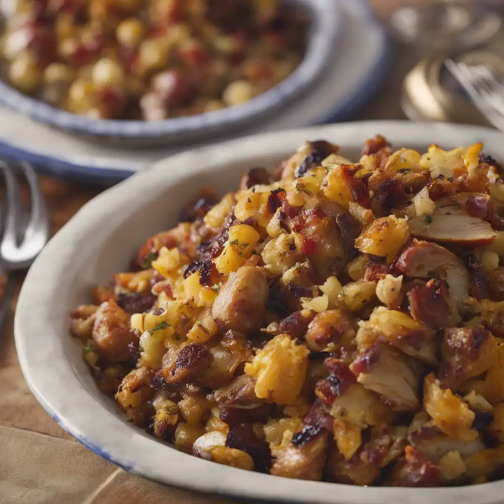 Damasco and Linguiça Stuffing for Turkey