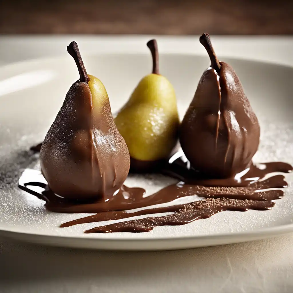 Pears with Chocolate