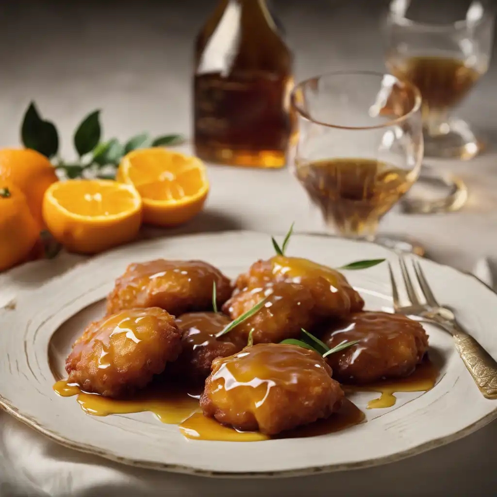 Marsala Fritters with Orange Liqueur Glaze