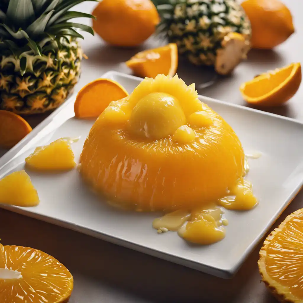 Orange Filled with Pineapple