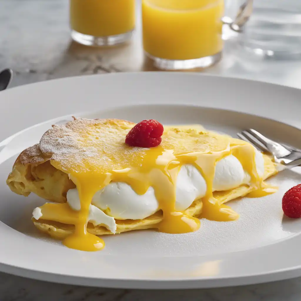 Cheese and Gelato Omelette