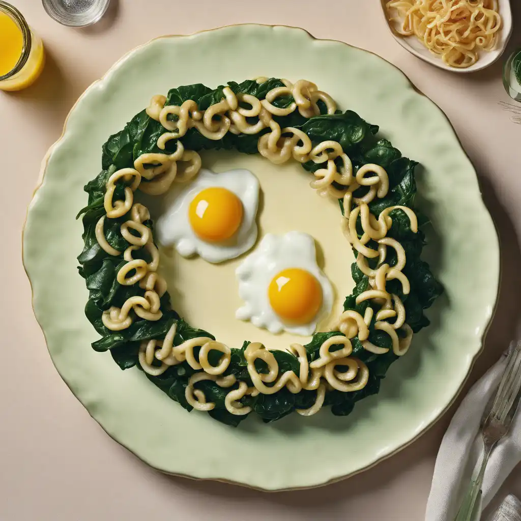 Spinach and Macaroni Ring