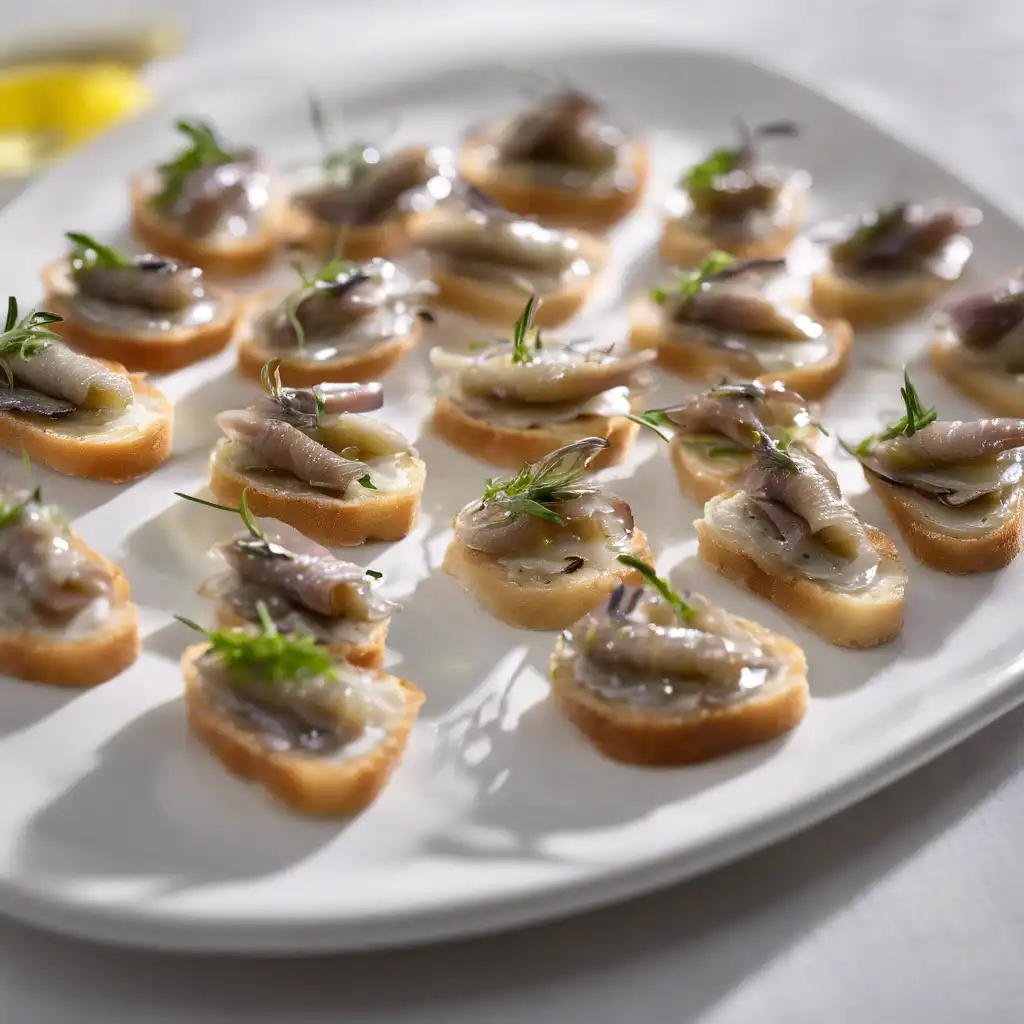 Anchovy Canapés