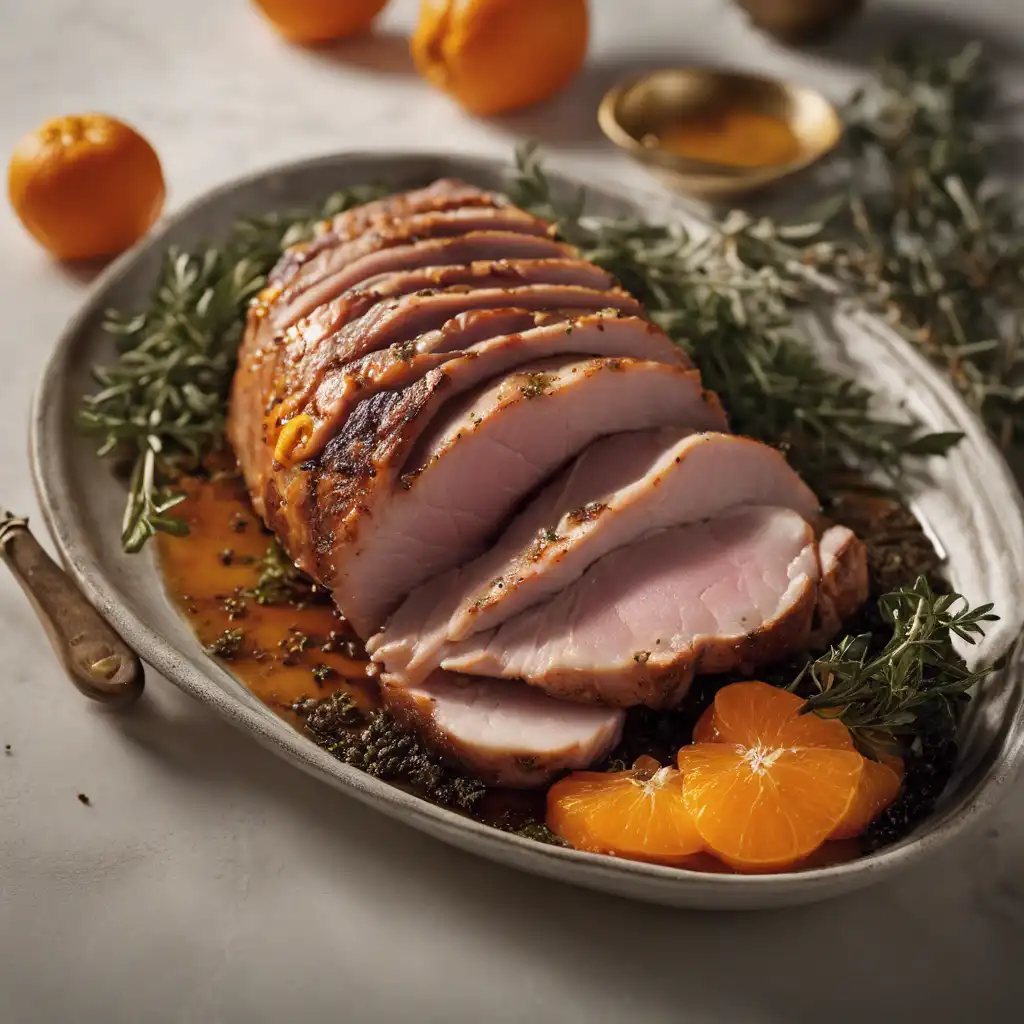 Pork Loin Roast with Tangerine