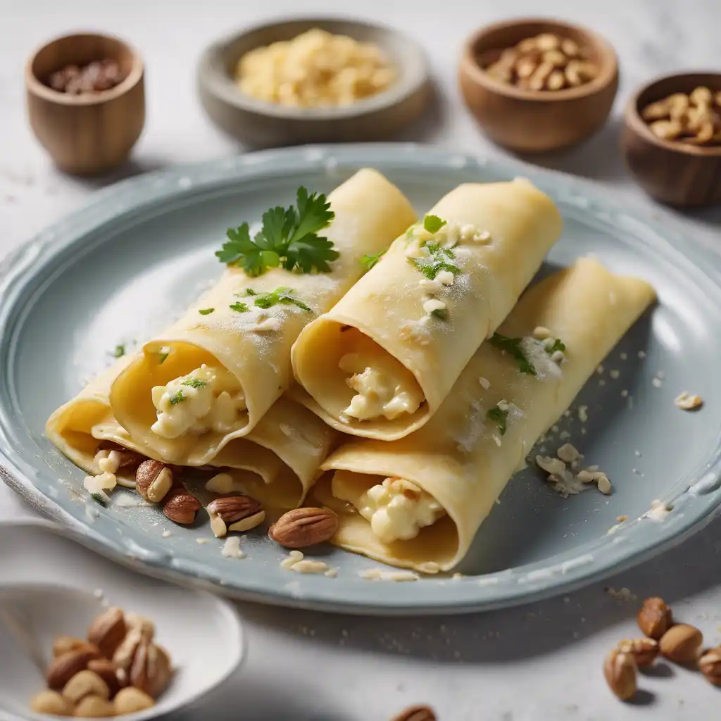 Cheese and Nut Crepes