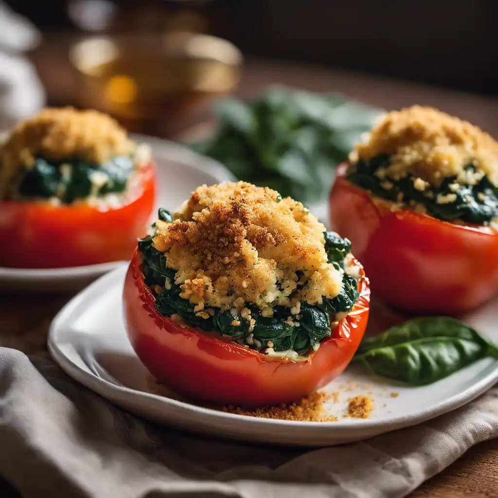 Stuffed Tomatoes with Spinach