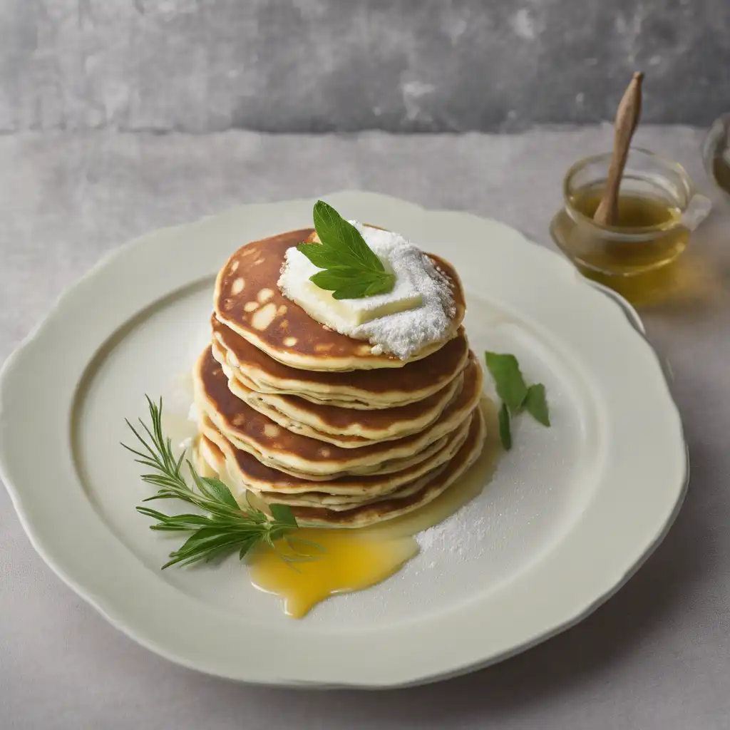 Ricotta Pancakes with Agria