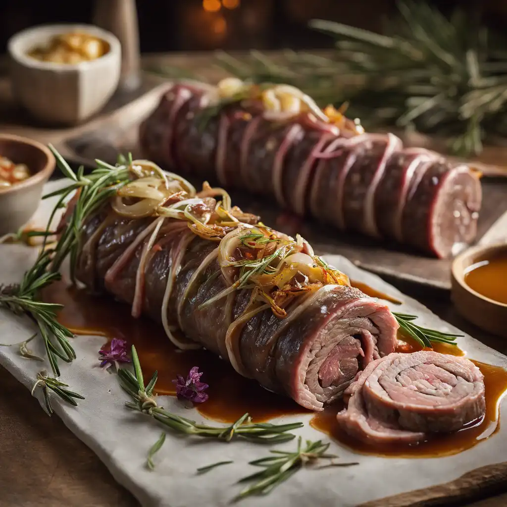 Sweet and Savory Beef Roll