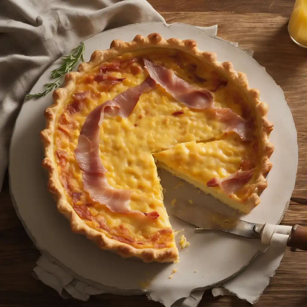 Cheese and Prosciutto Quiche