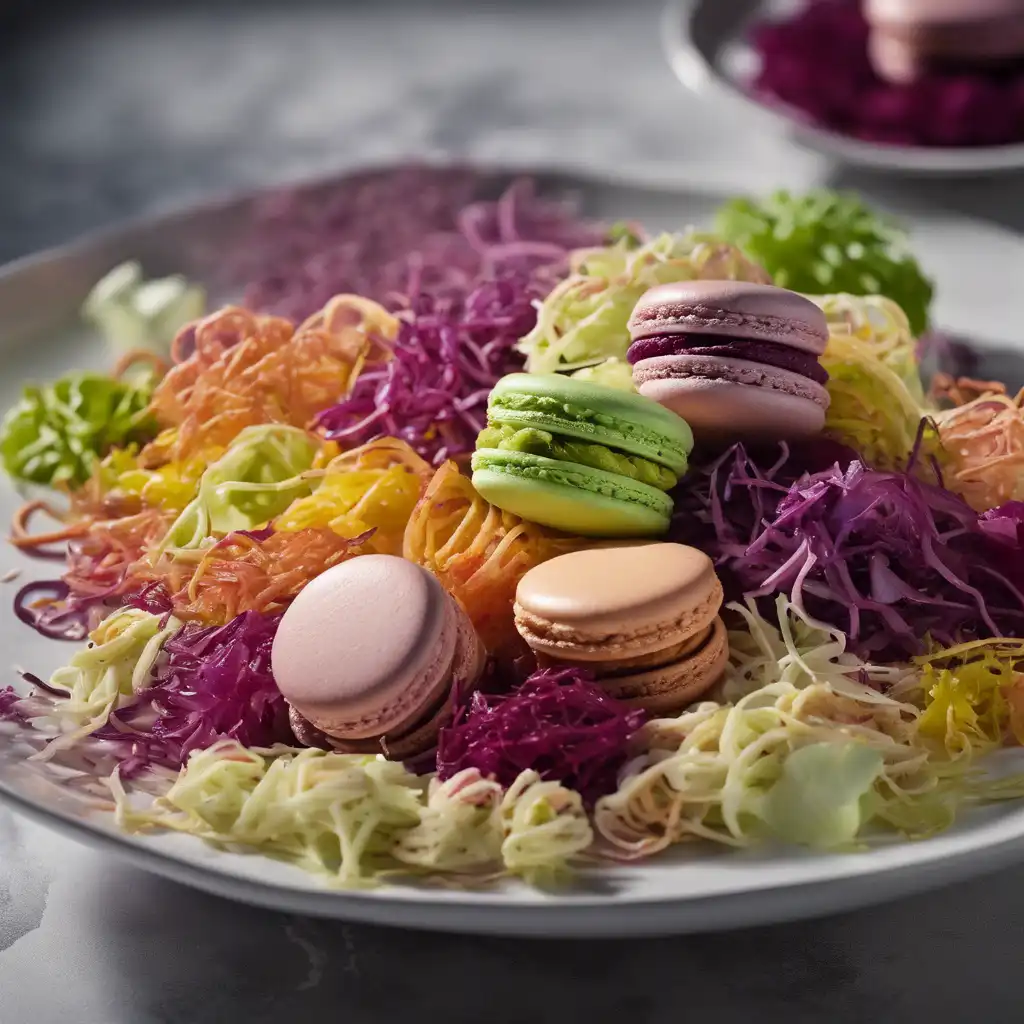 Macaron Salad with Cabbage