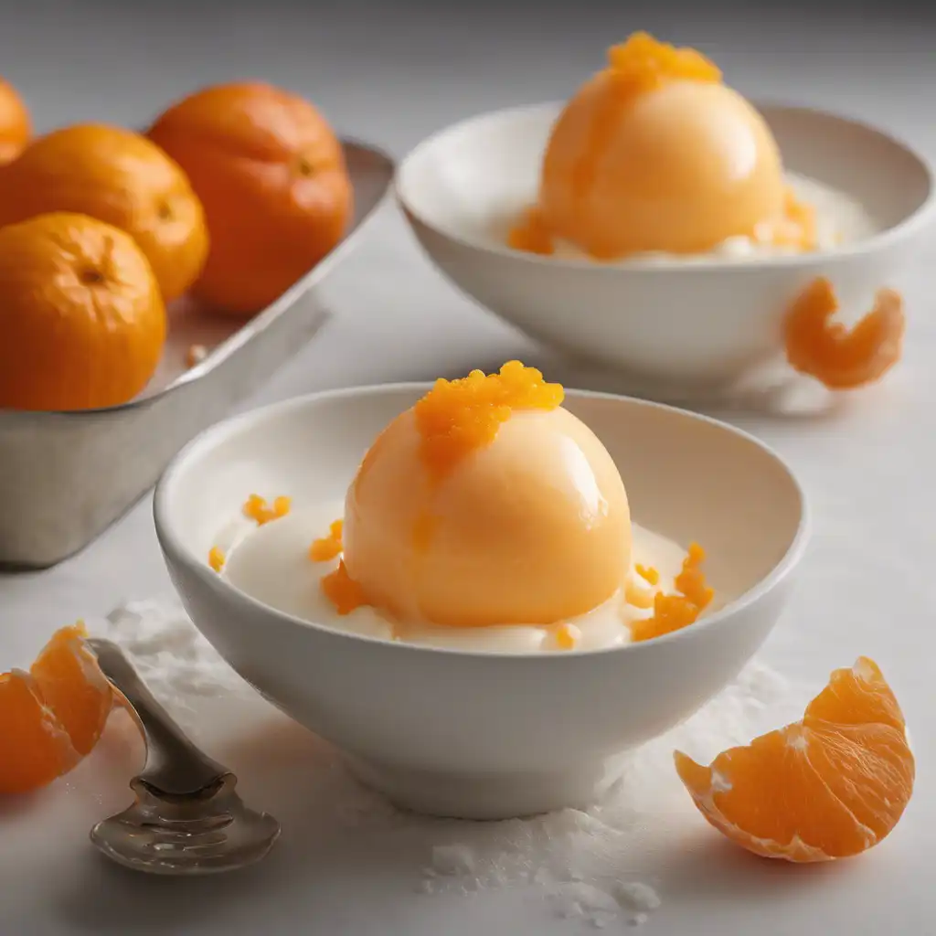 Creamy Tangerine Sorbet