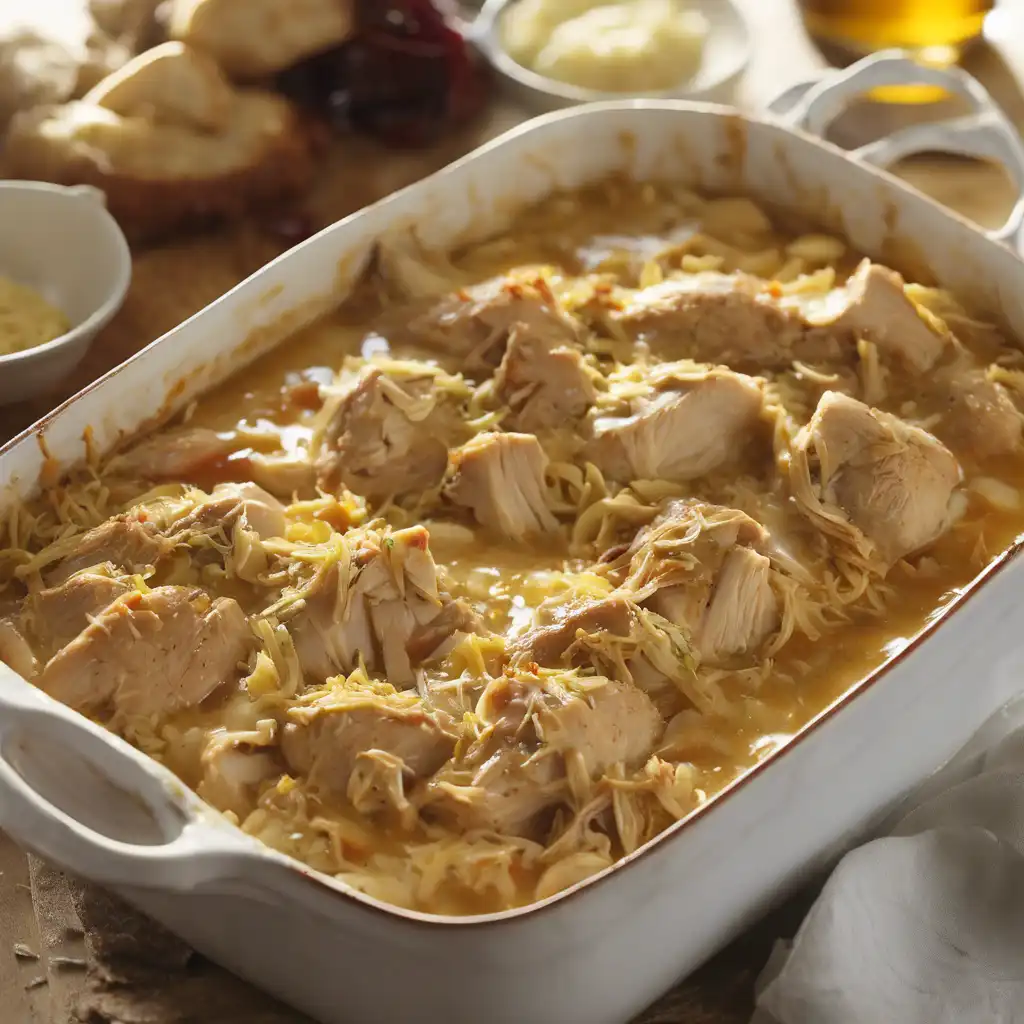 Chicken and Shredded Chicken Casserole