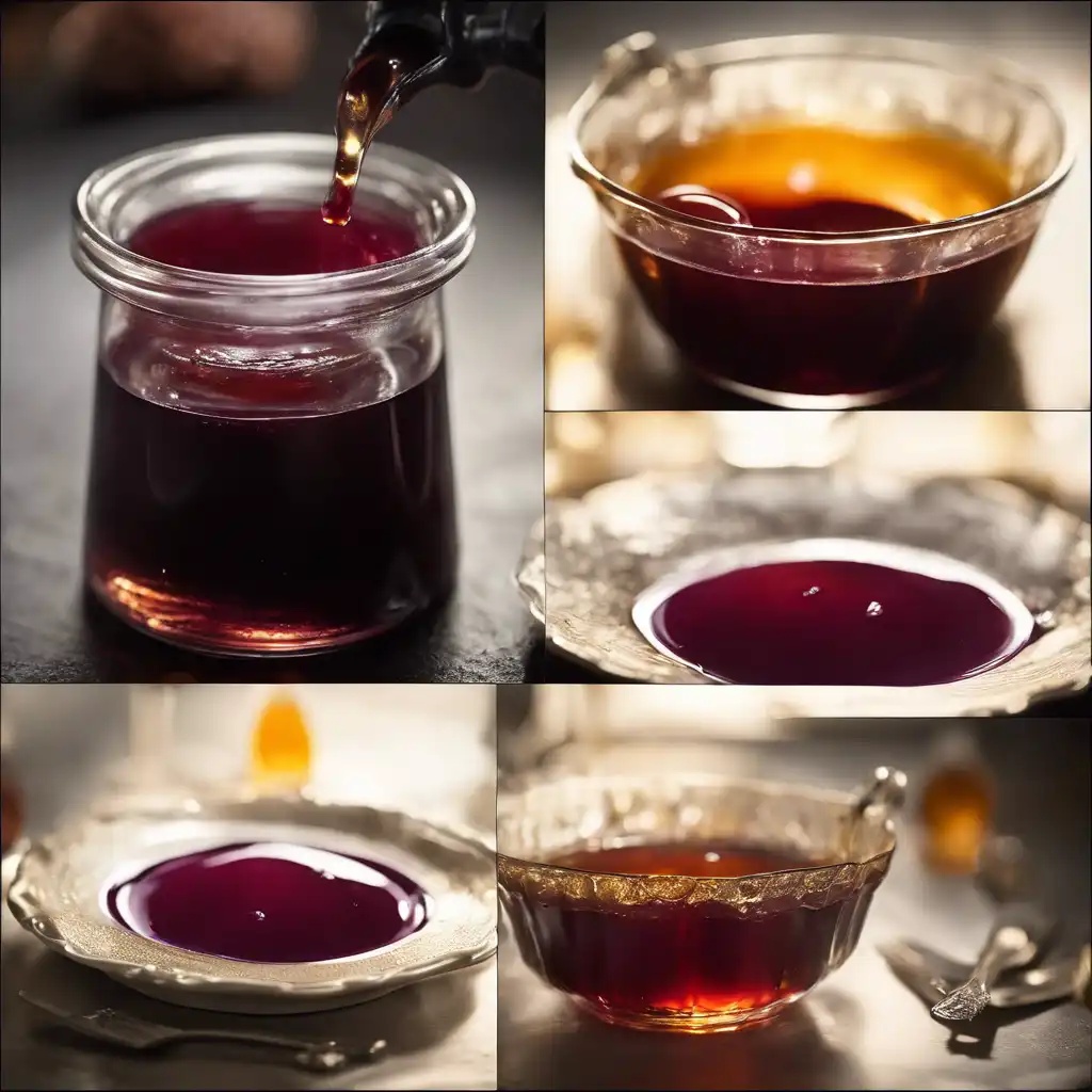 Damson Syrup with Cognac