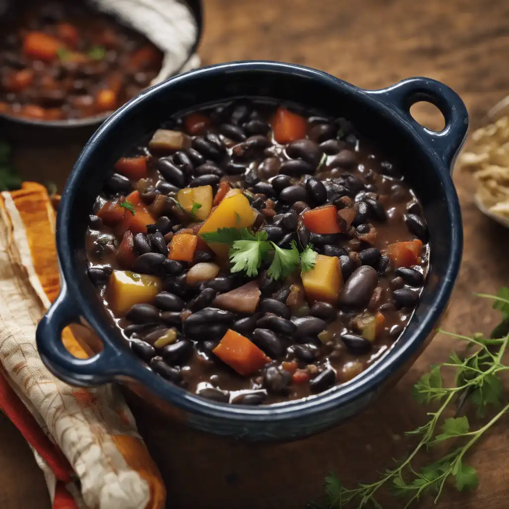 Portuguese-Style Black Bean Stew