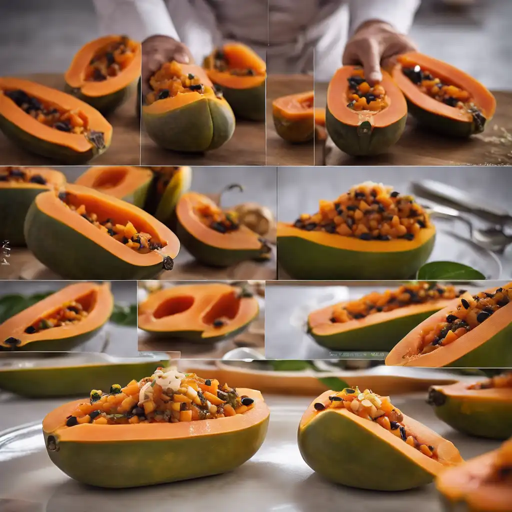 Recheado Stuffed Papaya