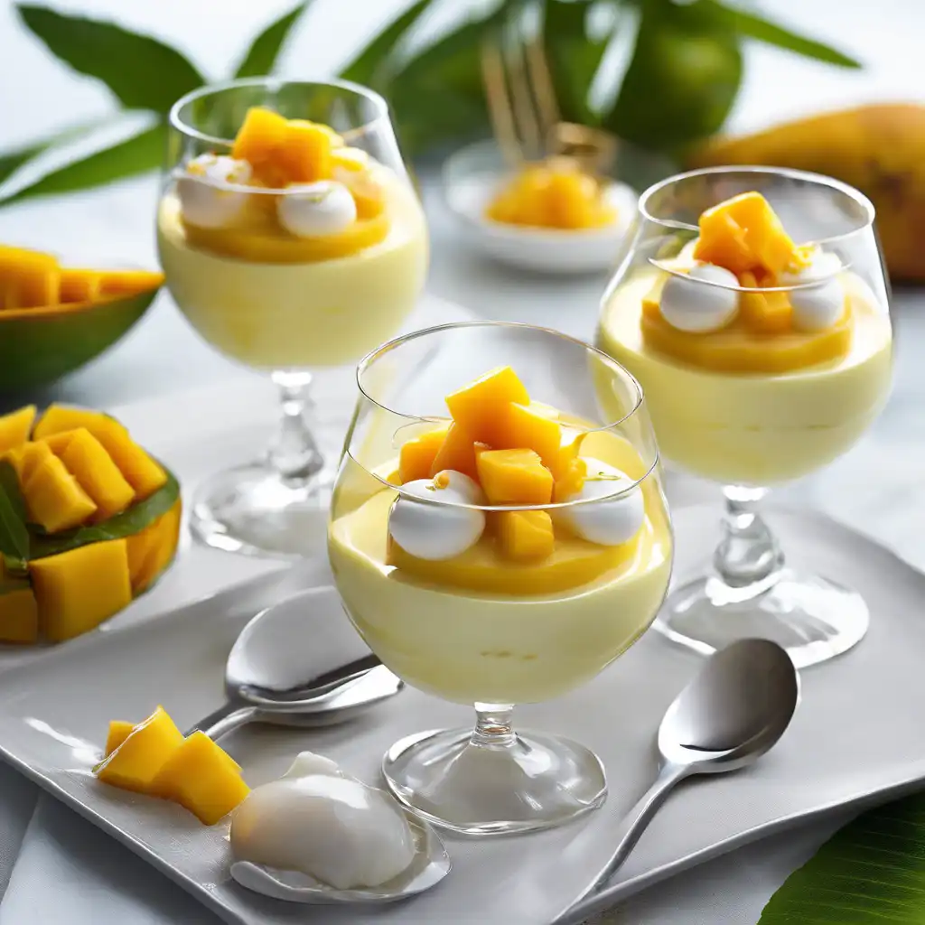 Creamy Mango Pudding