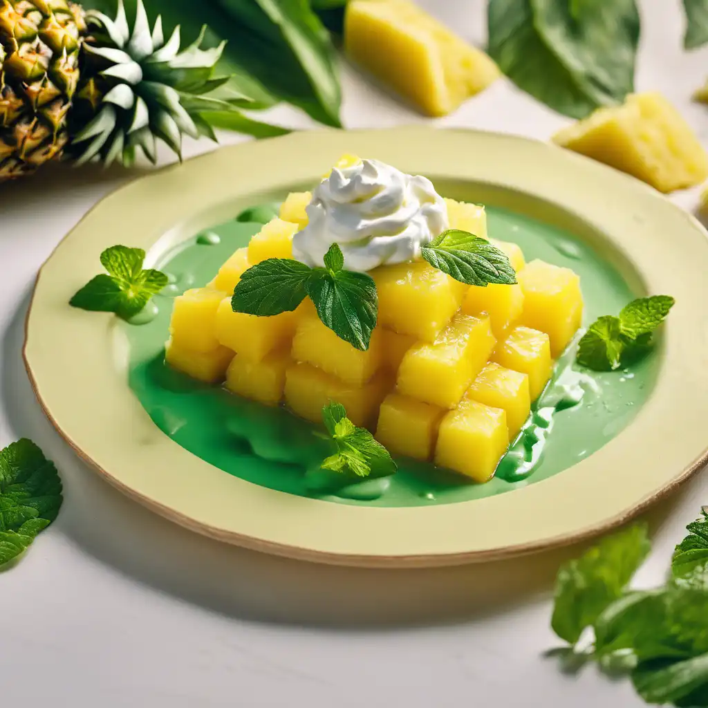 Pineapple with Mint