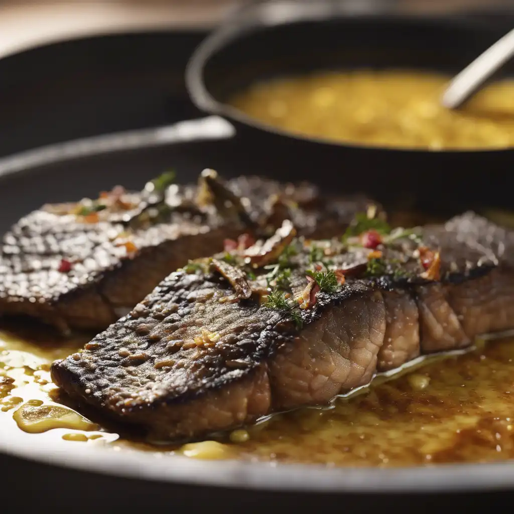 Pan-Seared Lizard on the Stovetop