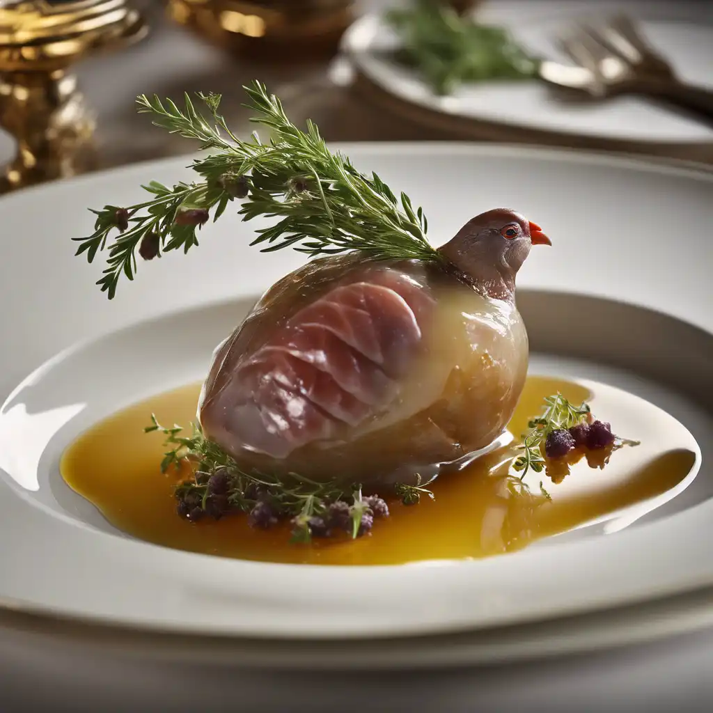 "Pheasants in a Thyme-Gelée Pickle"