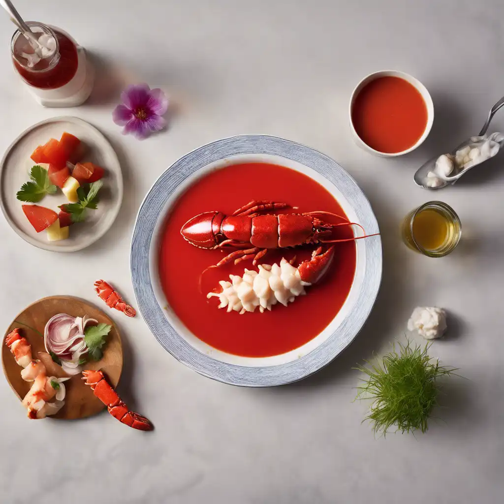 Cold Soup with Lobster