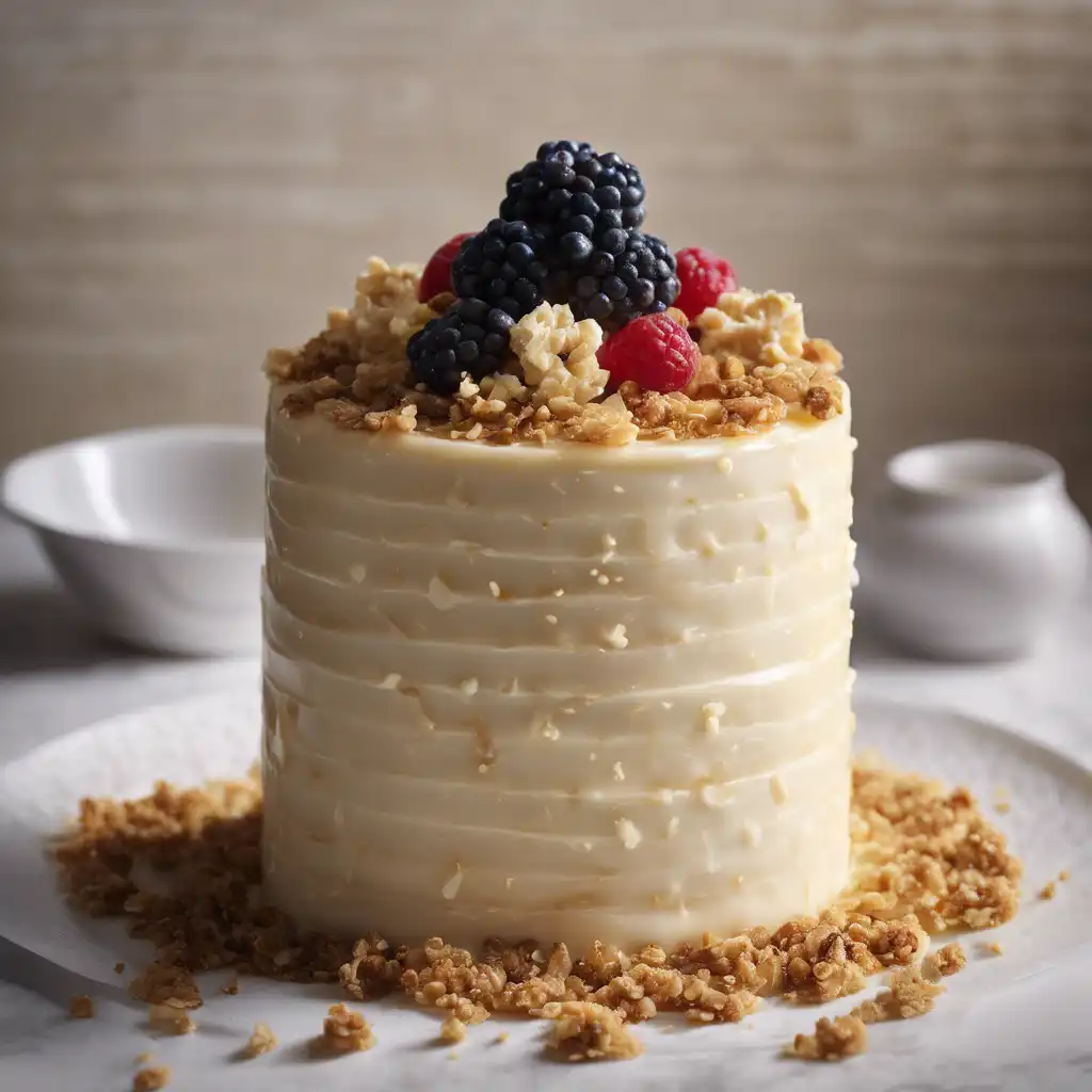 Mascarpone Cake with Granulated Topping