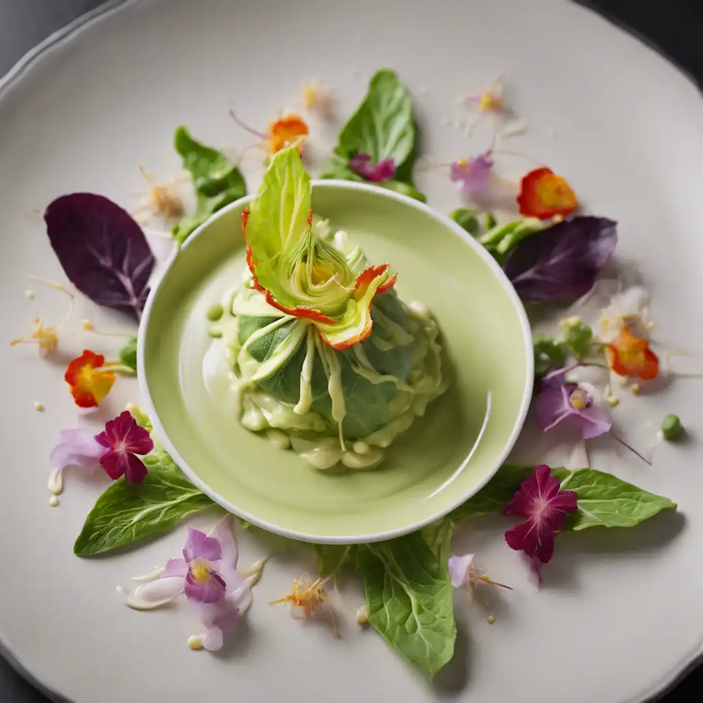 Zucchini Blossom with Avocado