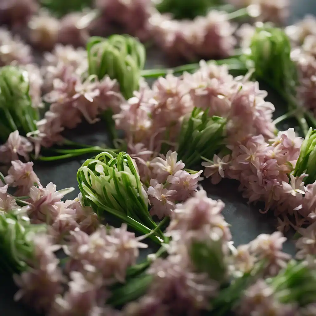 Fried Chive Blossoms