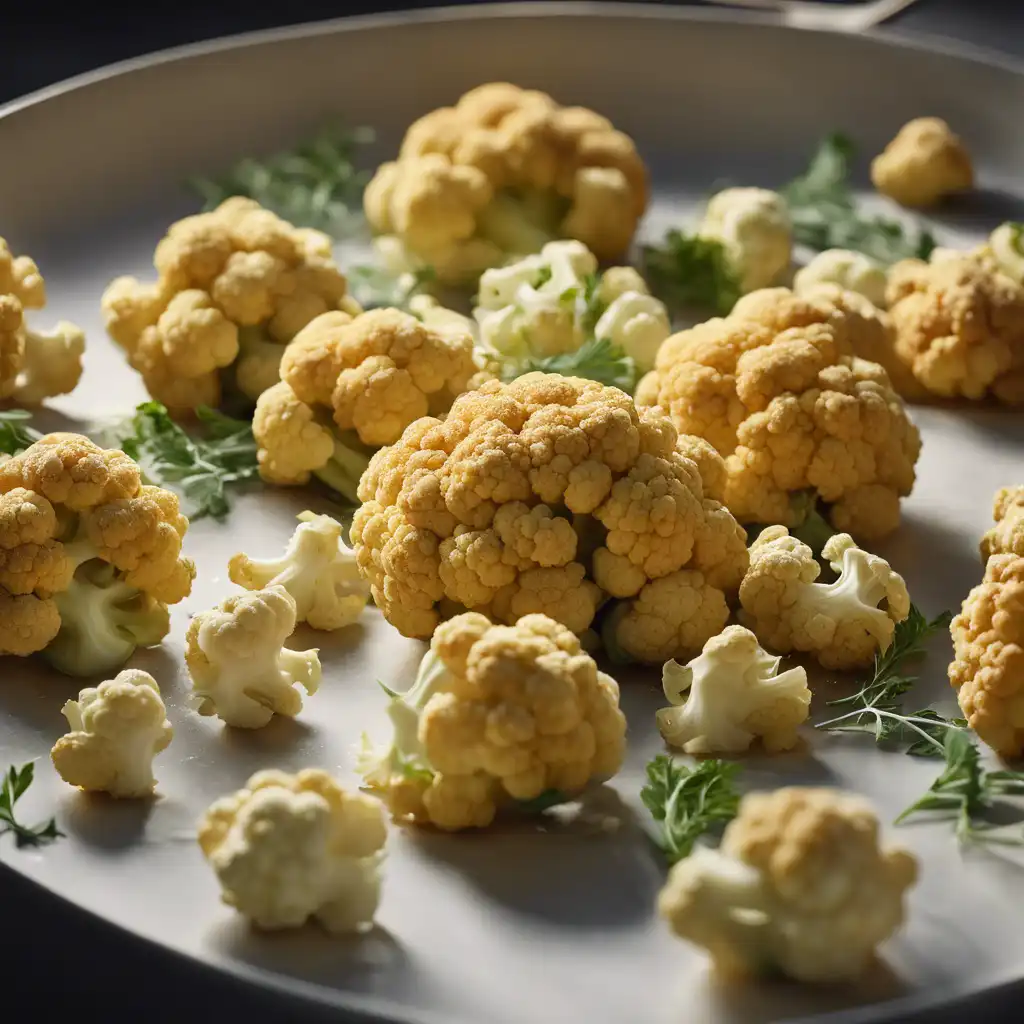 Florets of Cauliflower in Milanese Style