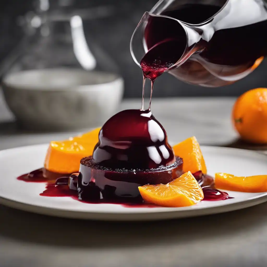 Orange with Wine Syrup