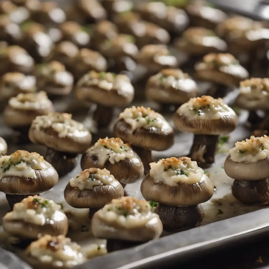 Stuffed Mushroom Caps with Creamy Mushroom Filling