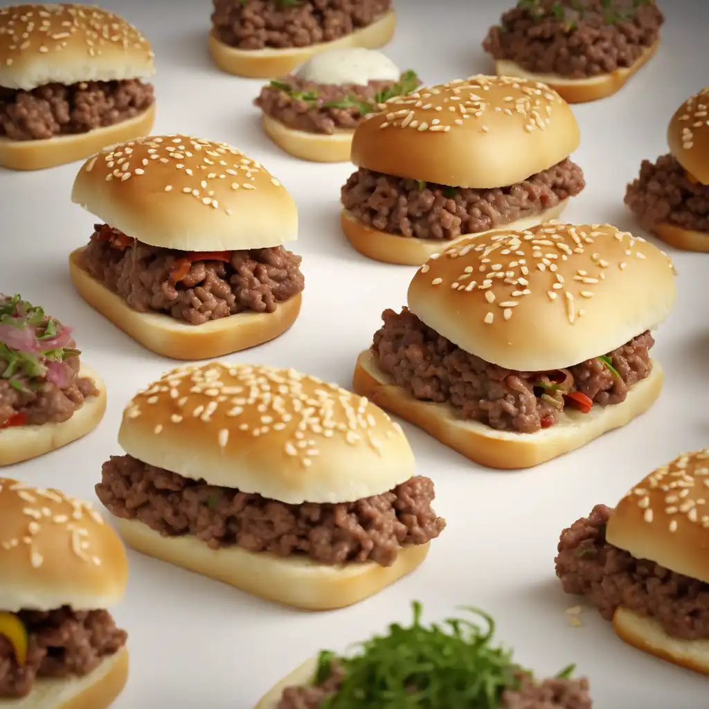 Tiny Hot Sandwich with Ground Beef