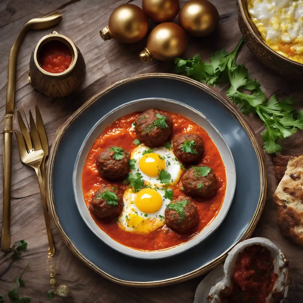 Tahine Kofta with Egg