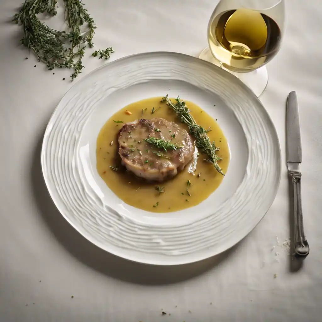 Vitello Scallopine with White Wine and Thyme