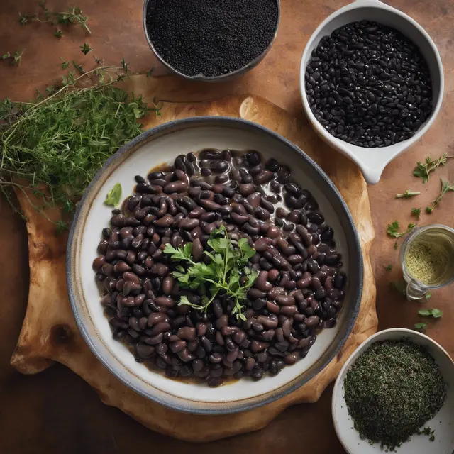 Foto de Black Beans with Thyme and Oregano