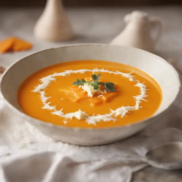 Foto de Sweet Potato and Minas Cheese Soup