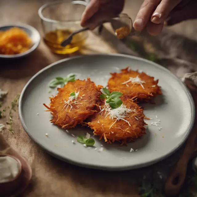 Foto de Sweet Potato Fritters in Milanese Style