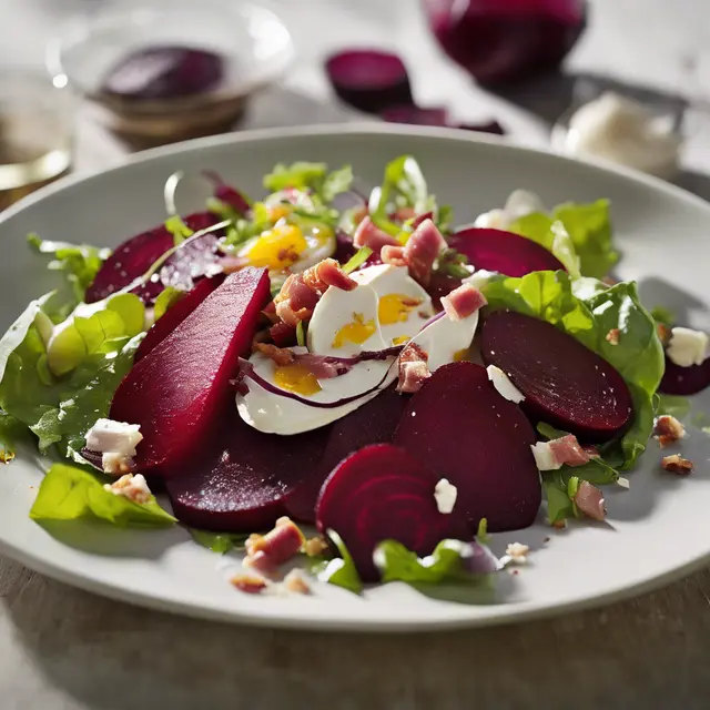 Foto de Beet Salad with Garlic Dressing