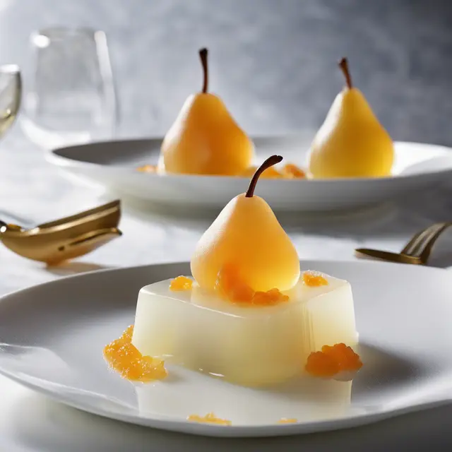 Foto de Wine and Pear Gelatin