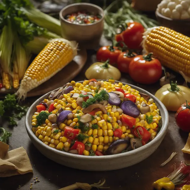 Foto de Corn with Mixed Vegetables