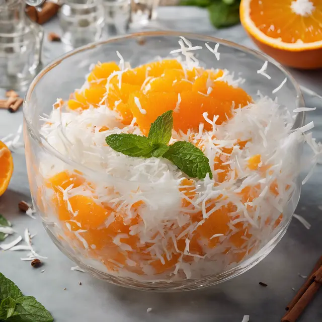 Foto de Orange Salad with Shredded Coconut