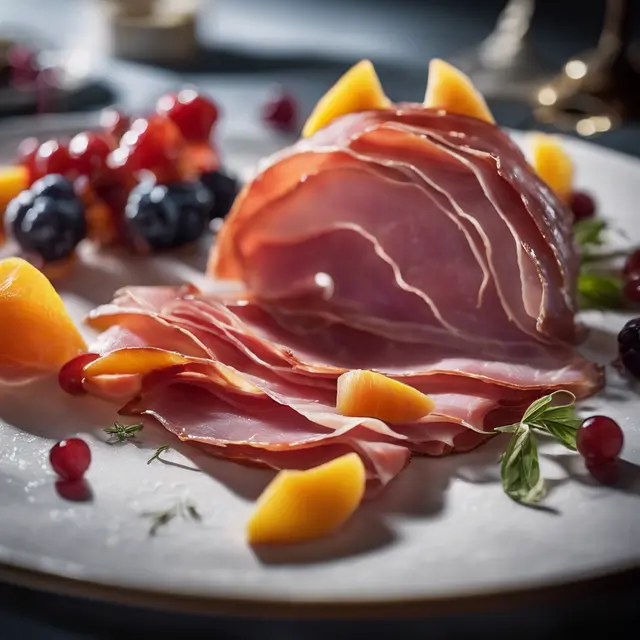 Foto de Cured Ham with Fresh Fruits