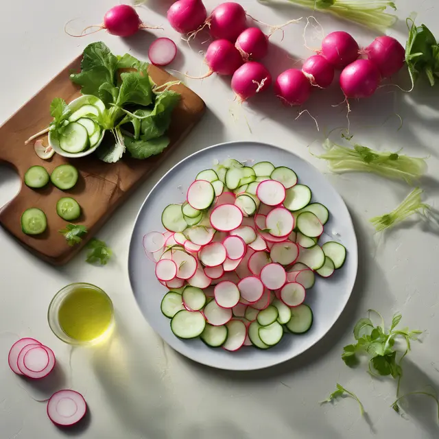 Foto de Radish and Cucumber Salad