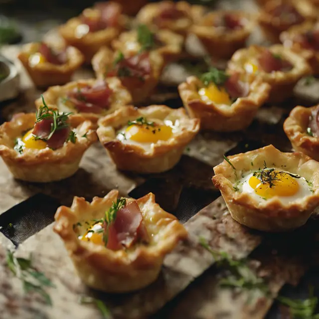 Foto de Prosciutto and Egg Tartlets