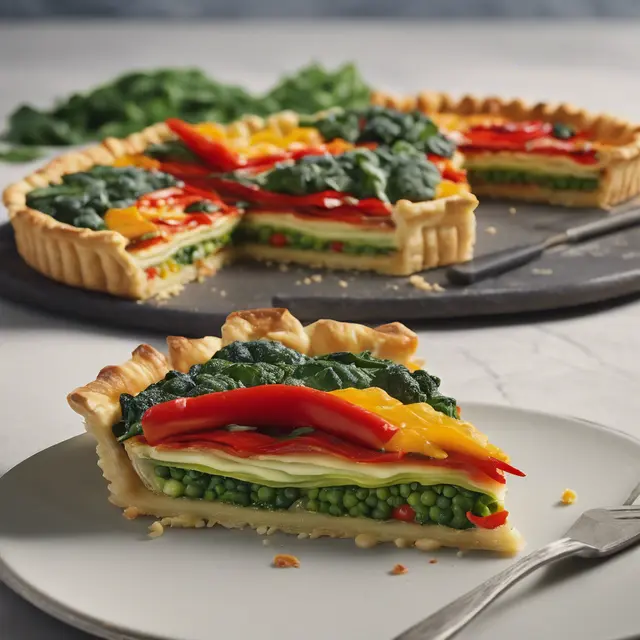 Foto de Layered Veggie Tart