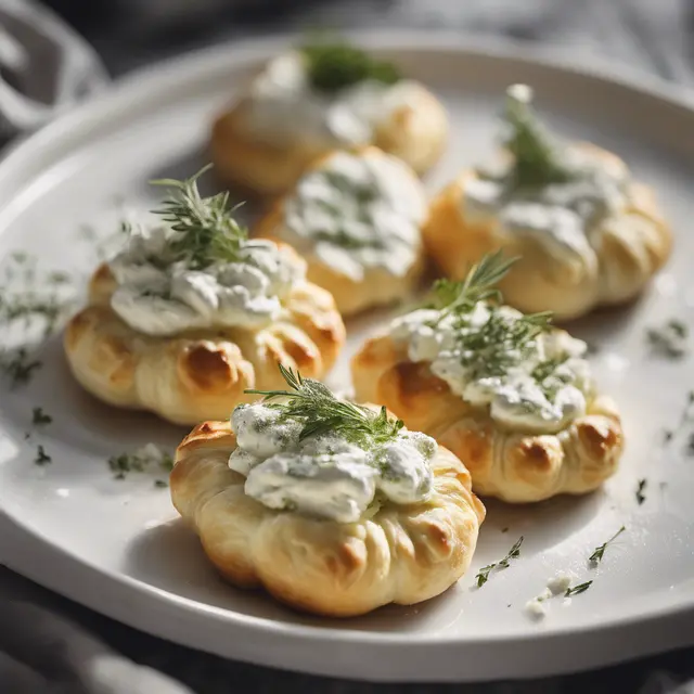 Foto de Little Puffs with Ricotta and Herbs