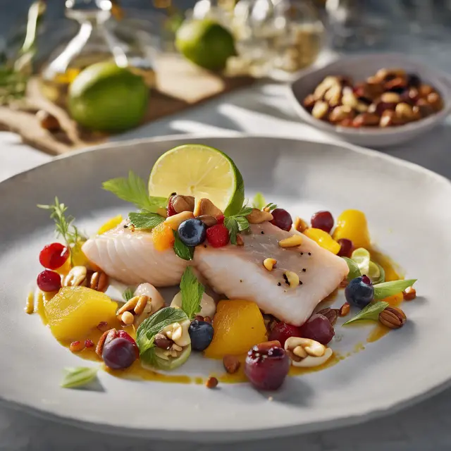 Foto de Marinated Fish with Fruits and Nuts