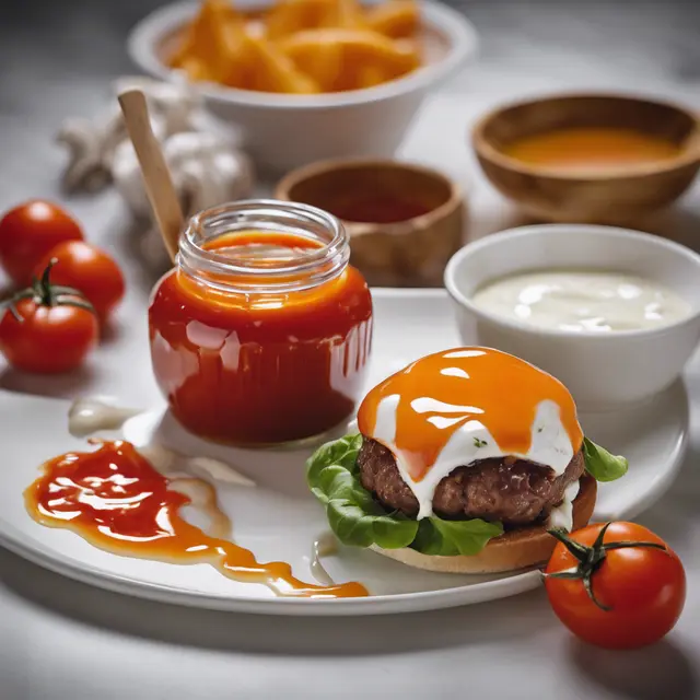 Foto de Yogurt-Based Sweet and Sour Sauce for Hamburgers