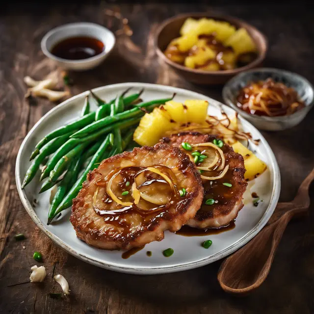 Foto de Pork Cutlet Oriental Style